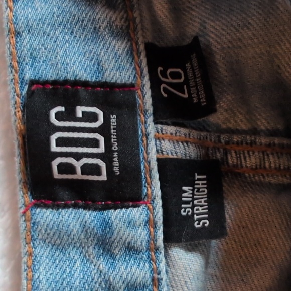 591-BDG Light Blue Slim Straight Jeans‎ - Picture 2 of 7